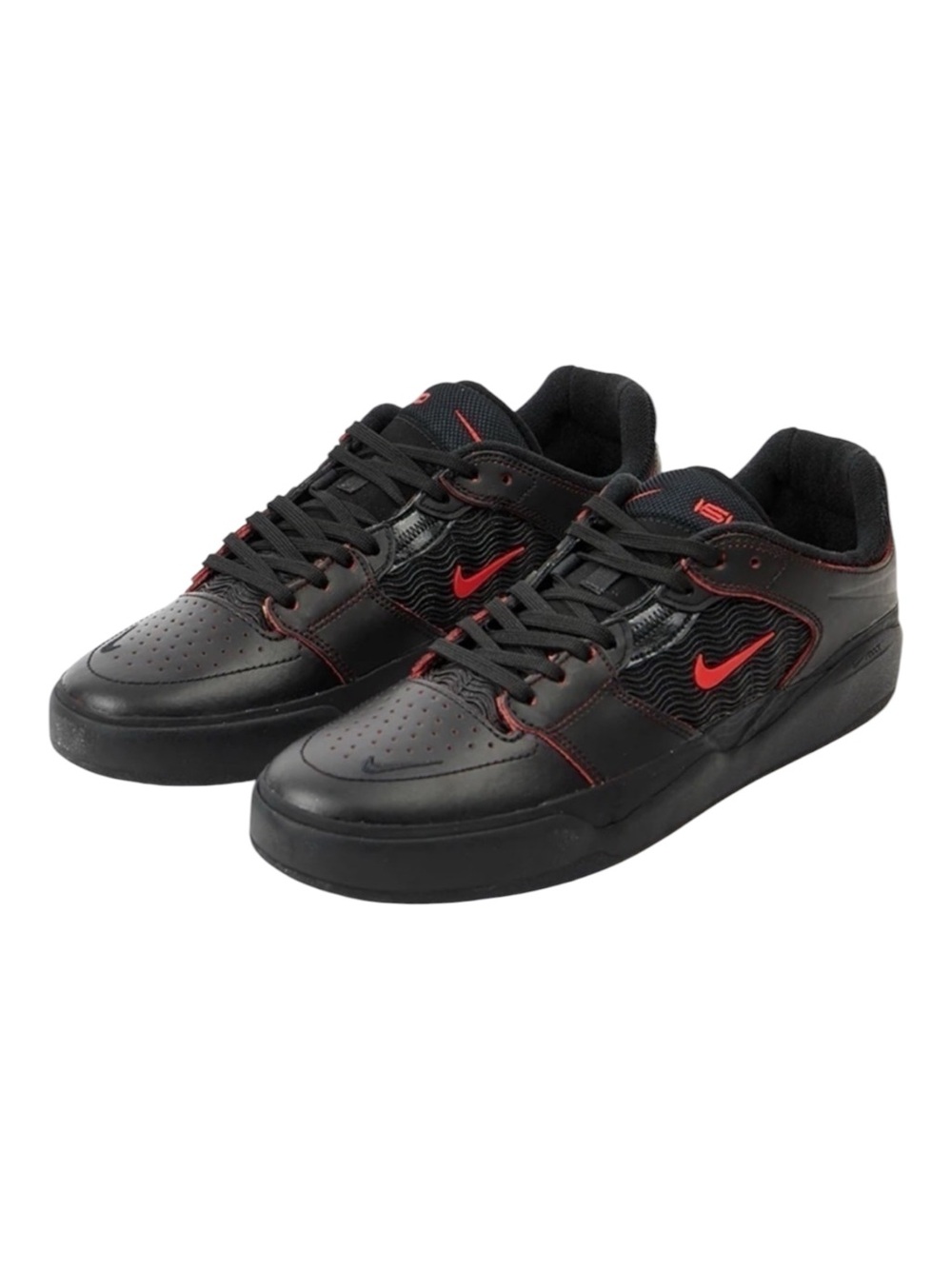 NIKE SB ISHOD Premium Skate Sneakers Black/Red University Men’s Size 12 ECU